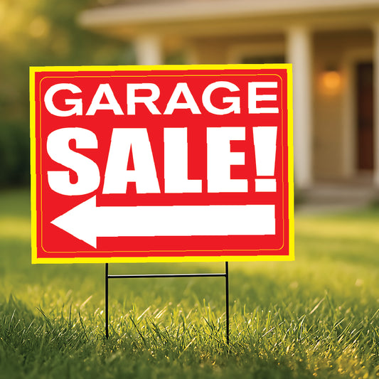 18" x 24" Corrugated Yard Signs (Set of 10)