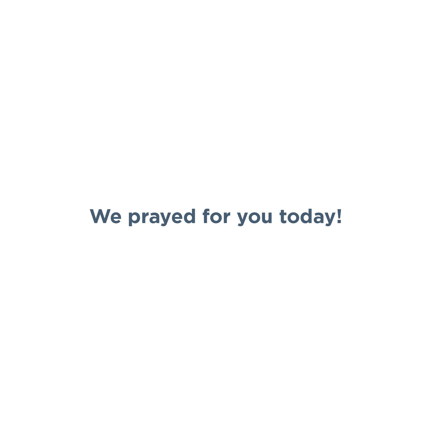 CCH We Prayed Note Cards