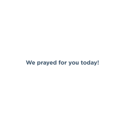 CCH We Prayed Note Cards
